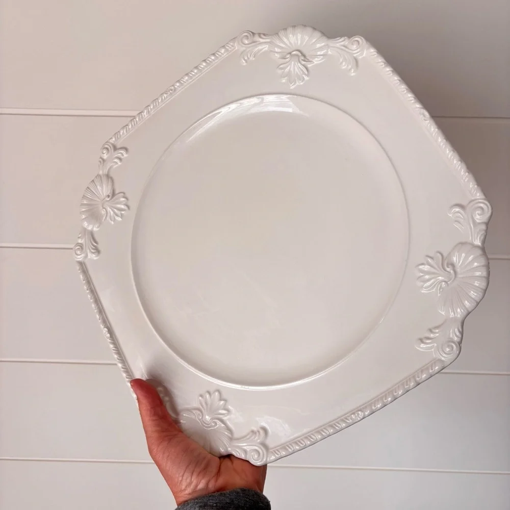 SMG1 by SAN Marco Service Plate {Charger} White 12 7/8